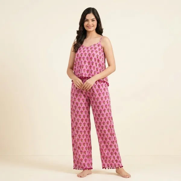Pink_Rayon_Regular_Printed_Night_Suit_For_Women