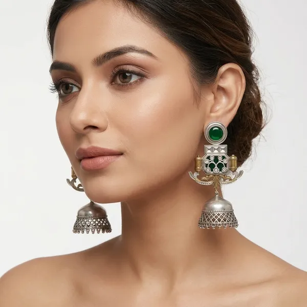 Multicolor_Brass_Pearl_Drop_Jhumka_Earrings_For_Women