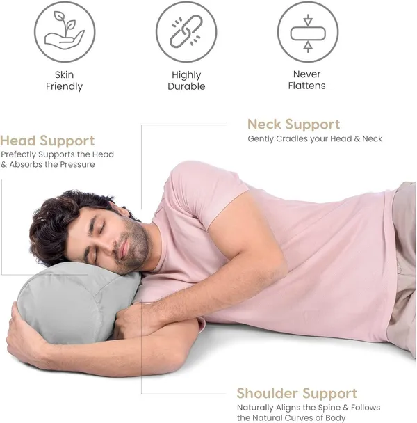 Grey_Memory_Foam_Round_Cushion_For_Floor_Sitting_Comfort