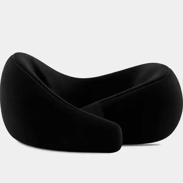 Black_Memory_Foam_Neck_Pillow_For_Travel_Neck_Support
