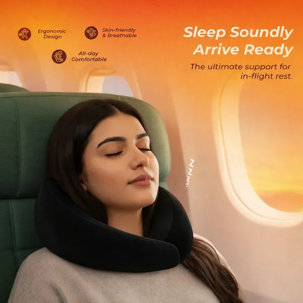 Black_Memory_Foam_Neck_Pillow_For_Travel_Neck_Support