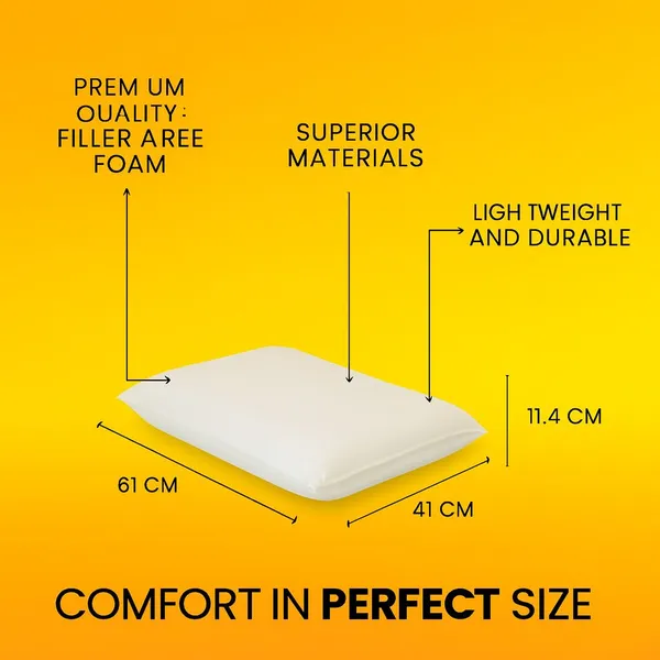 White_Memory_Foam_Sleeping_Pillow_For_Comfortable_Sleeping
