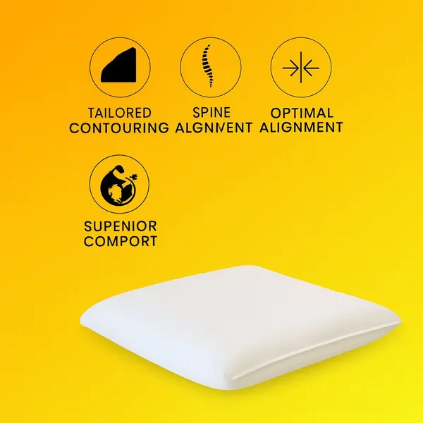 White_Memory_Foam_Sleeping_Pillow_For_Comfortable_Sleeping