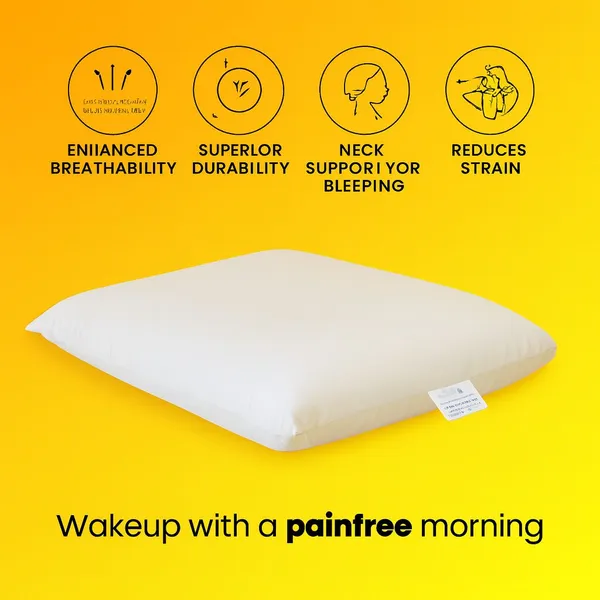 White_Memory_Foam_Sleeping_Pillow_For_Comfortable_Sleeping