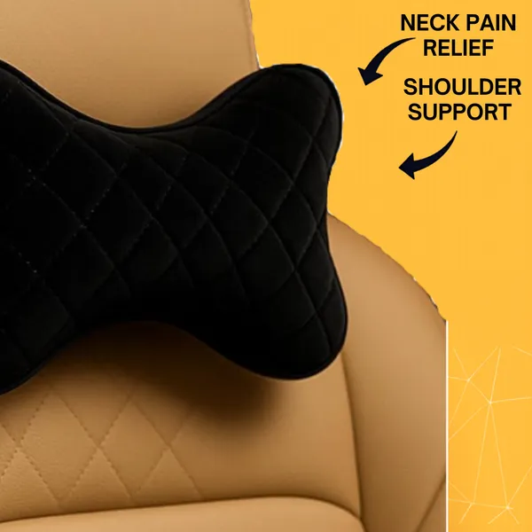 Black_Memory_Foam_Seat_Cushion_Pillow_For_Car_Neck_And_Head_Support