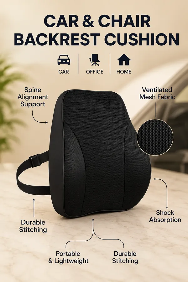 Black_Memory_Foam_Lumbar_Support_Pillow_For_Back_And_Lumbar_Support