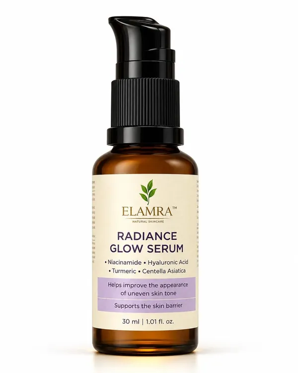 Elamra_Radiance_Glow_Face_Serum_Niacinamide_Saffron_Turmeric_Dark_Spots_30Ml