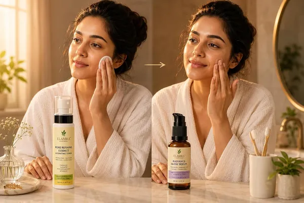 Elamra_Tone_Glow_Kit_Pore_Refining_Toner_Radiance_Serum_Niacinamide_Saffron_130Ml_(Pack_of_2)
