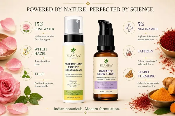 Elamra_Tone_Glow_Kit_Pore_Refining_Toner_Radiance_Serum_Niacinamide_Saffron_130Ml_(Pack_of_2)