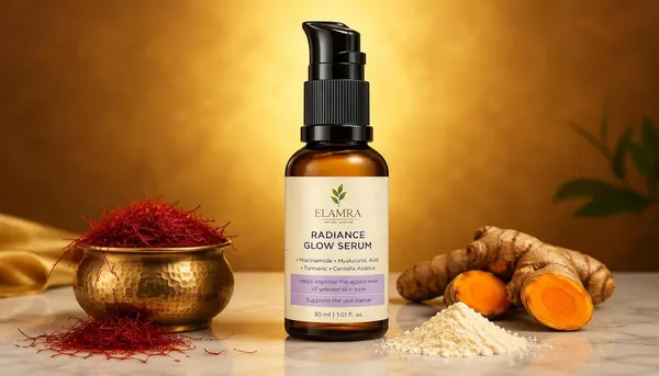 Elamra_Radiance_Glow_Serum_Niacinamide_Saffron_Dark_Spots_All_Skin_30Ml