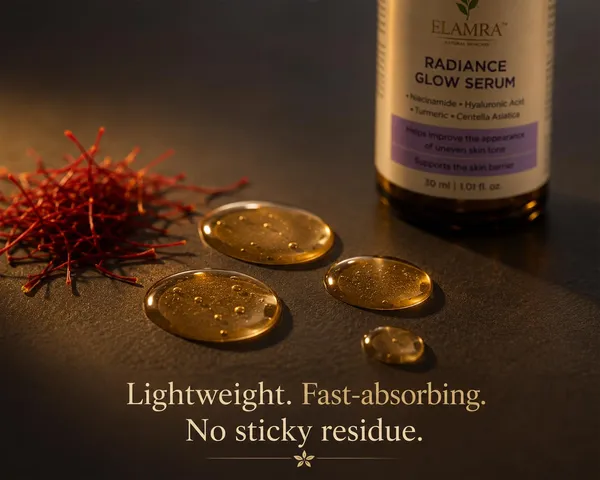 Elamra_Radiance_Glow_Serum_Niacinamide_Saffron_Dark_Spots_All_Skin_30Ml