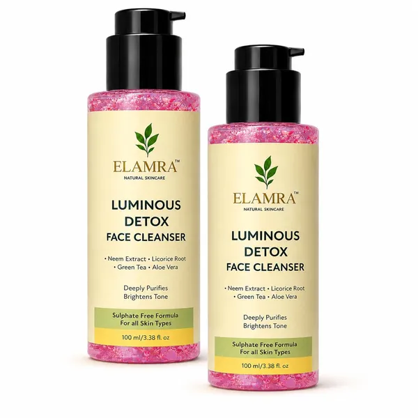 Elamra_Luminous_Detox_Face_Wash_Neem_Licorice_Root_Sulphate_Free_Pack_Of_2_100Ml