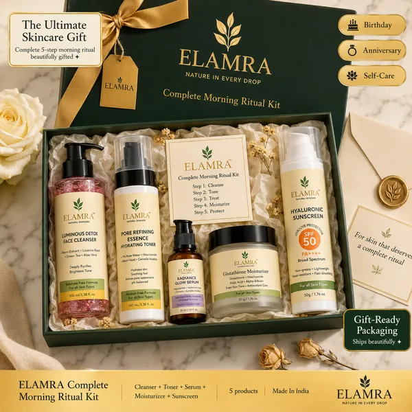ELAMRA_Complete_Skincare_Kit_|_Cleanser_+_Toner_+_Serum_+_Moisturiser_+_Sunscreen_SPF_50_|_Full_Routine
