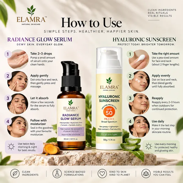 ELAMRA_Sun_Defence_Kit_|_Serum_+_Sunscreen_SPF_50_|_Brighten_and_Protect_from_Sun_Damage_|_All_Skin_Types