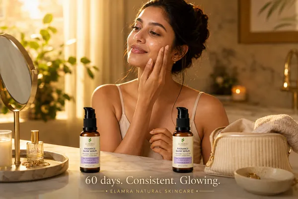 ELAMRA_Radiance_Glow_Serum_Pack_of_2_|_2-Month_Glow_Supply_|_5%_Niacinamide_+_Saffron_Extract_+_Stable_Turmeric_|_Squalane_+_Dual_Hyaluronic_Acid_|_Dark_Spots_&_Glowing_Skin_|_30ml_x_2