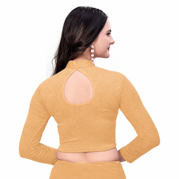Beige_Cotton_Blend_Blouse_For_Women
