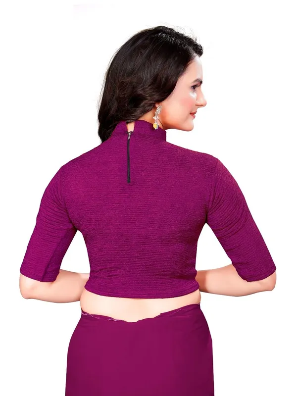 Wine_Cotton_Blend_Blouse_For_Women