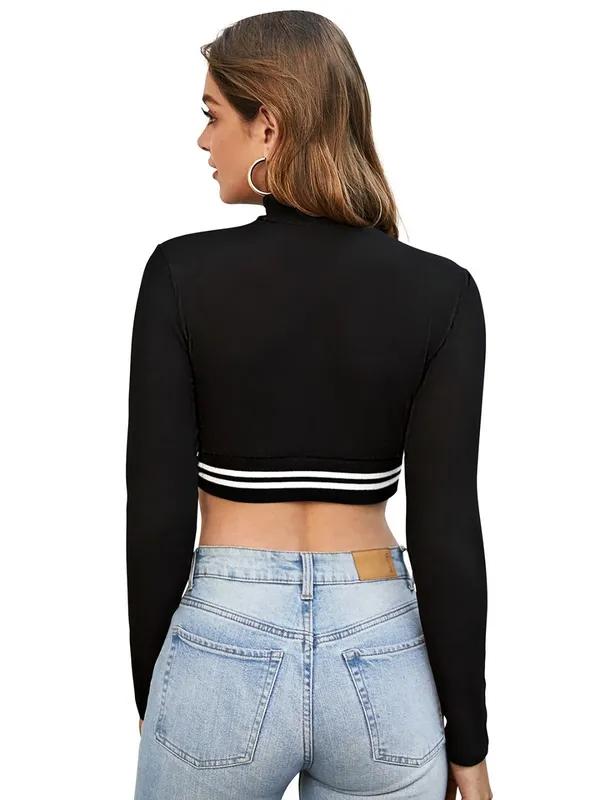 Black_Valentino_And_Cotton_Blend_Top_For_Women
