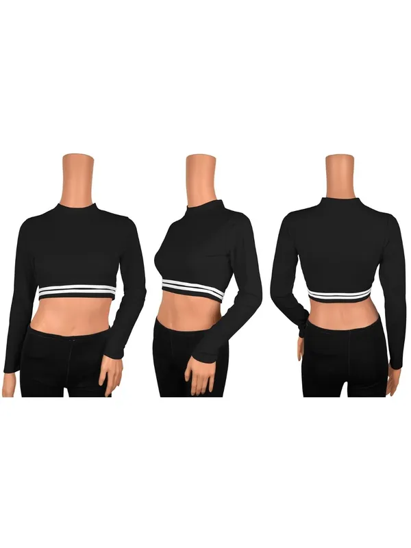 Black_Valentino_And_Cotton_Blend_Top_For_Women