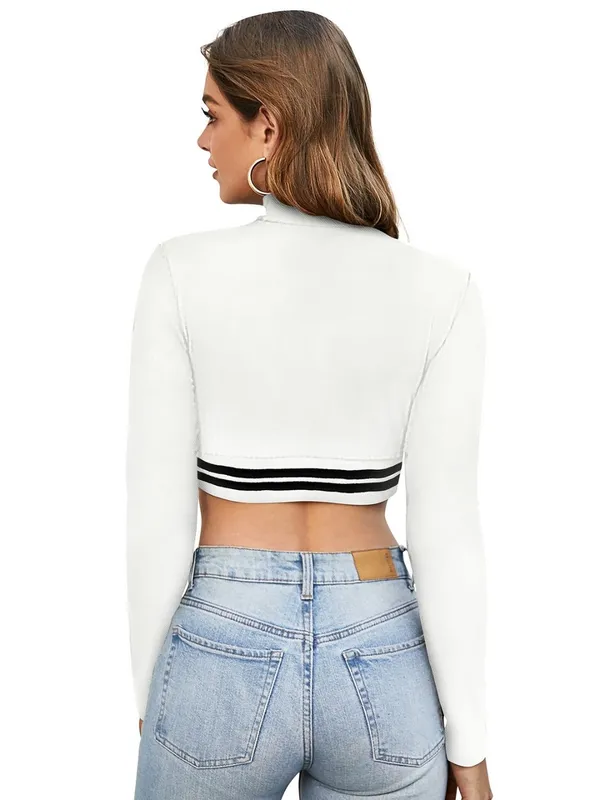 White_Valentino_And_Cotton_Blend_Top_For_Women