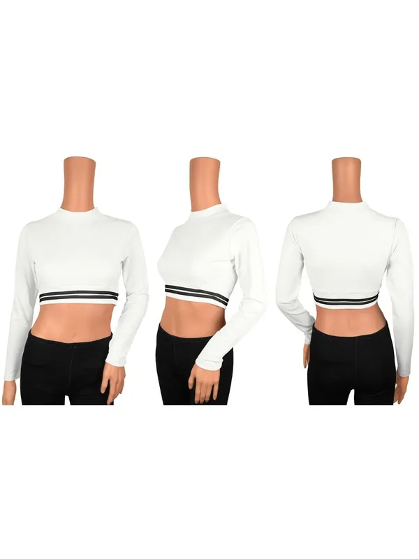 White_Valentino_And_Cotton_Blend_Top_For_Women