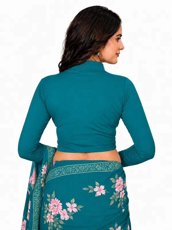 Airforce_Cotton_Blend_Blouse_For_Women