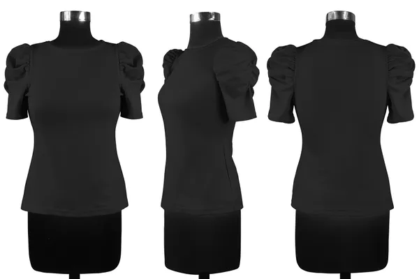 Black_Valentino_And_Cotton_Blend_Top_For_Women