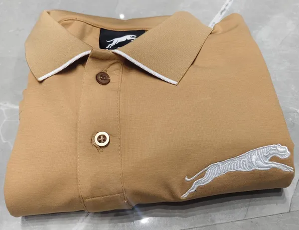 Kaplan_Men's_Beige_Classic_Polo_T-Shirt