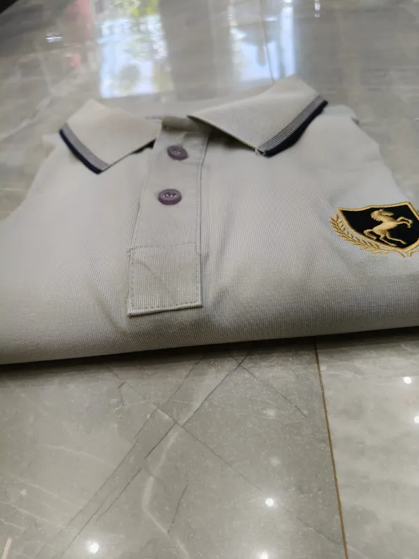 Men’s_Beige_Crest_Polo_T-Shirt
