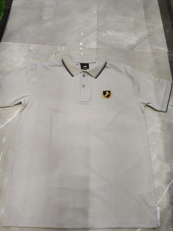 Men’s_Beige_Crest_Polo_T-Shirt