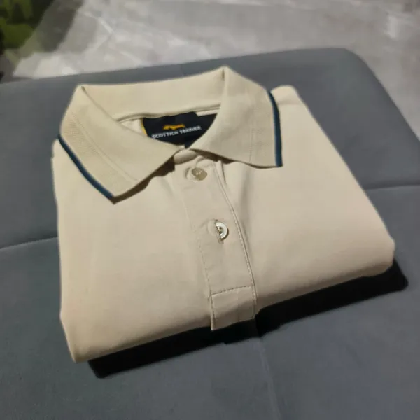 Men's_Cream_Tipped_Collar_Polo_T-Shirt