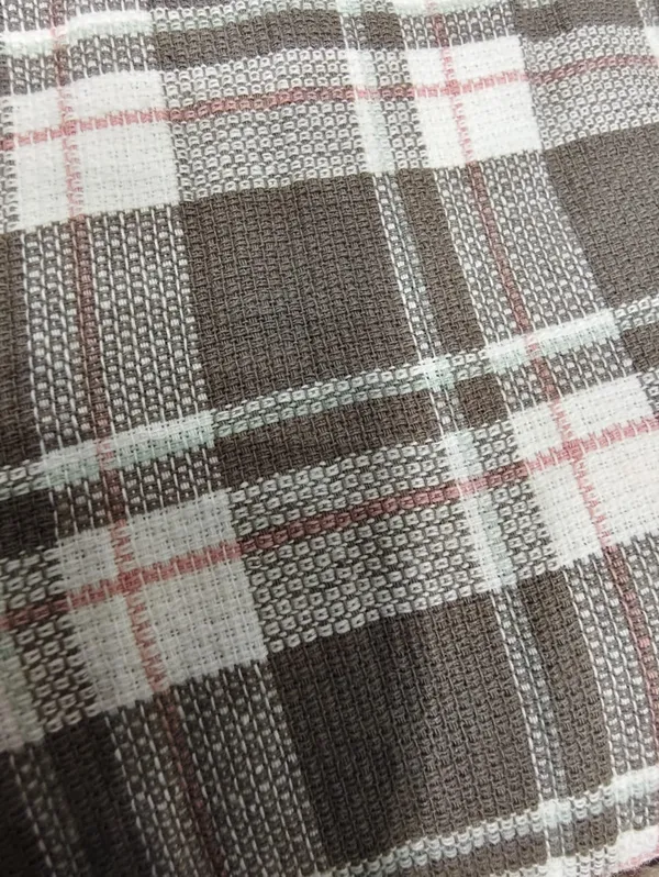 Men's_Brown_&_White_Checkered_Casual_Shirt
