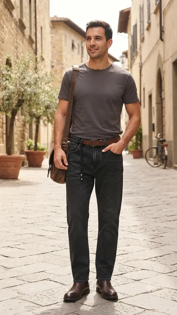 Men's_Casual_Dark_Wash_Denim_Jeans_with_Drawstring_Waist