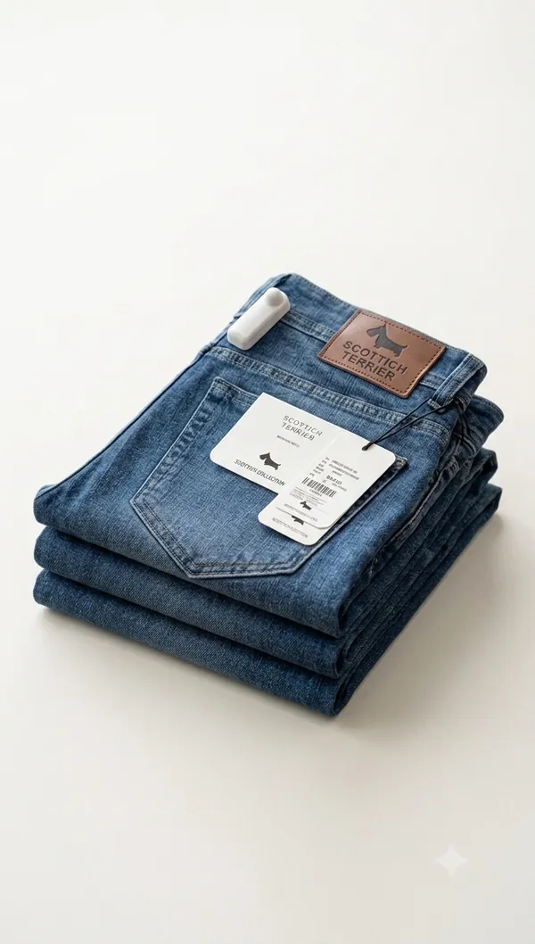 Men's_Classic_Blue_Medium_Wash_Straight_Leg_Jeans