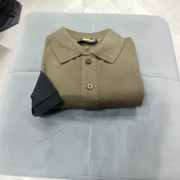Men's_Olive_Green_&_Navy_Color_Block_Polo_T-Shirt