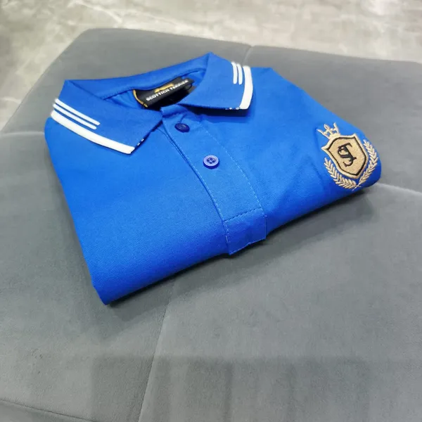 Men's_Royal_Blue_Crest_Logo_Polo_T-Shirt