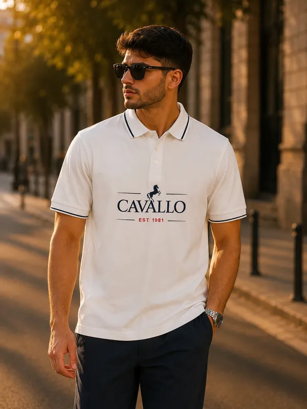 Men’s_White_Cavallo_Polo_T-Shirt