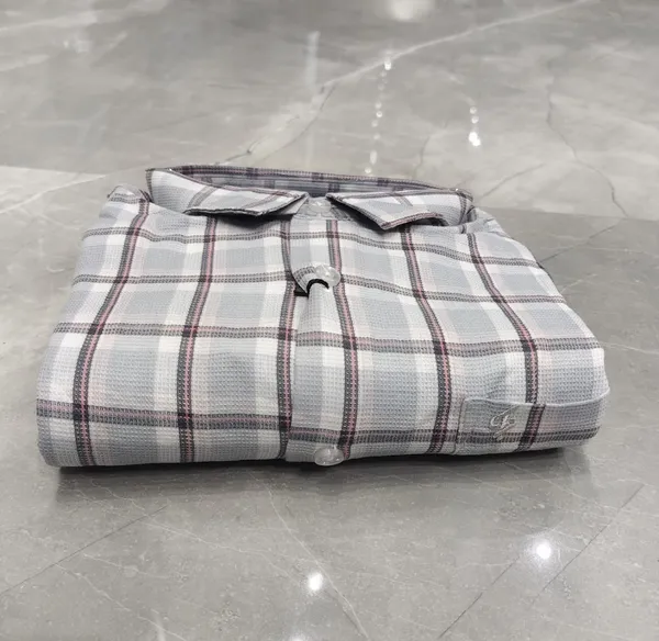 Men's_White_Grey_Checkered_Casual_Shirt
