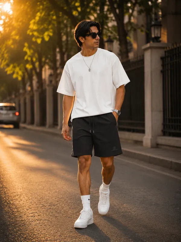 ST_Premium_Cotton_Casual_Shorts_-_Black