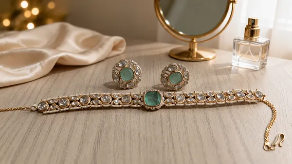 Mint_Green_Stone_Polki_Choker_Set