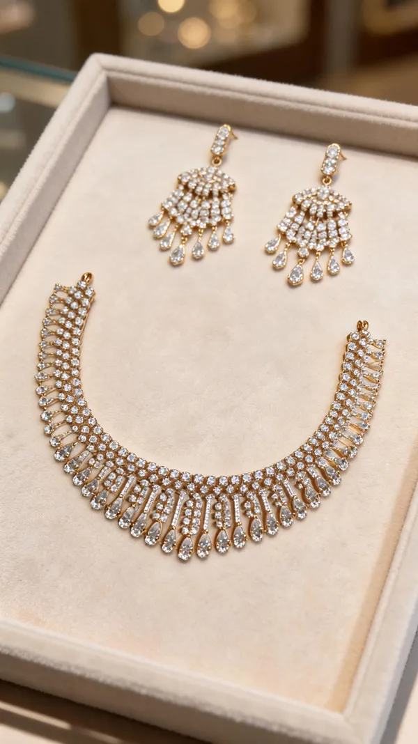 Shimmering_Tassel_Collar_&_Chandelier_Earring_Set