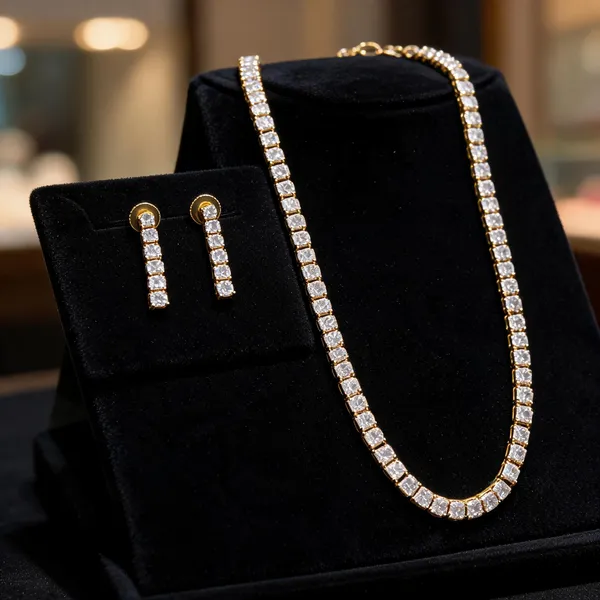 Classic_Graduated_Single-Line_American_Diamond_Tennis_Necklace_Set