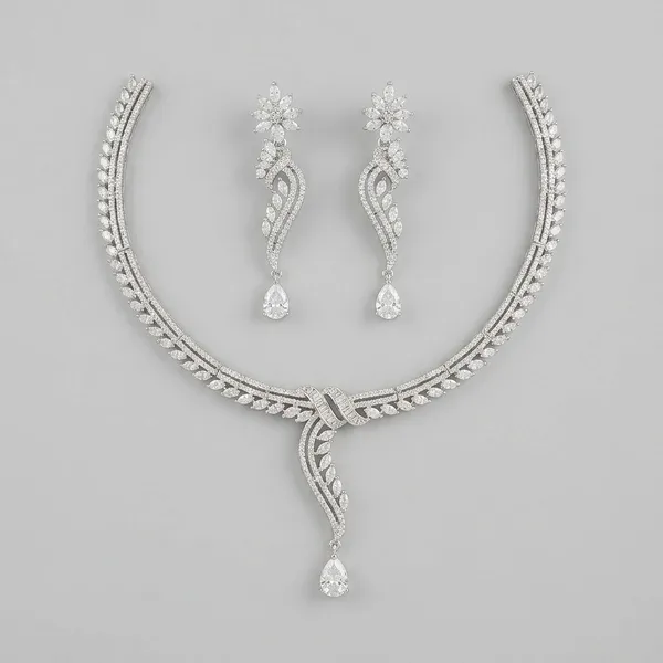 Elegant_Bow_Drop_CZ_Necklace_Set