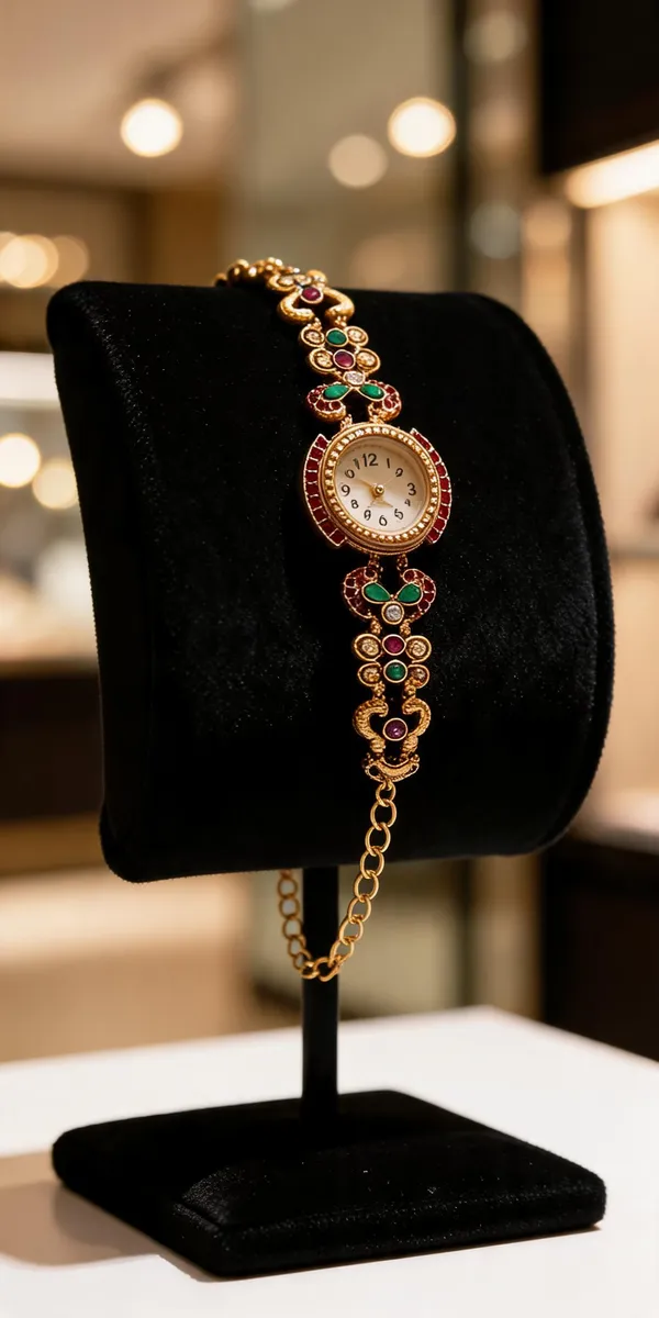 Traditional_Navratna-Inspired_Multi-Color_Peacock_Link_Bracelet_Watch