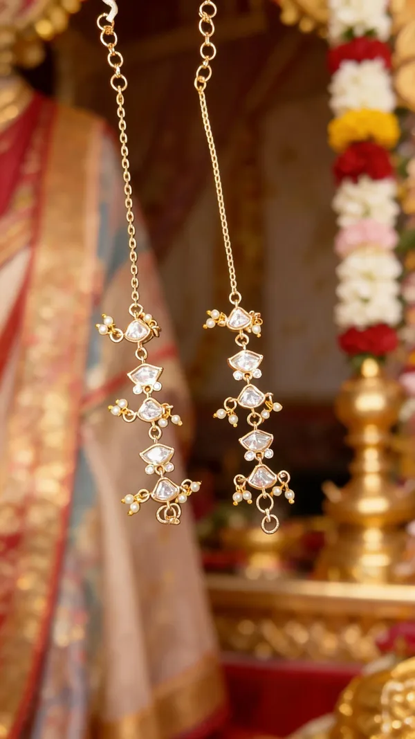 Contemporary_Rose_Gold-Toned_Kundan_Drop_Kaanchain_Set