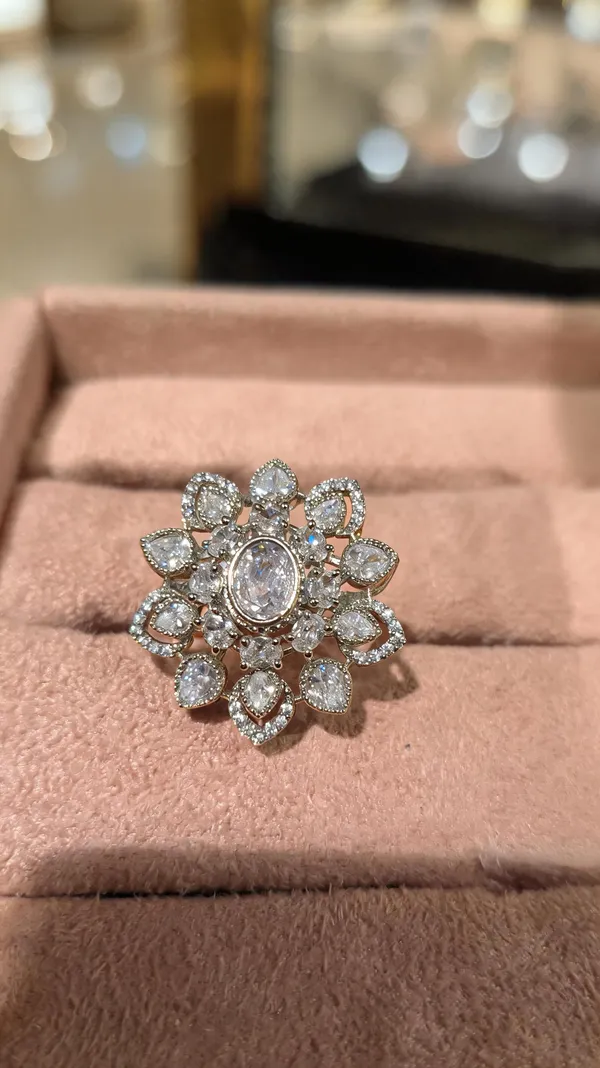 Silver_Plated_Oval_CZ_Floral_Halo_Statement_Ring
