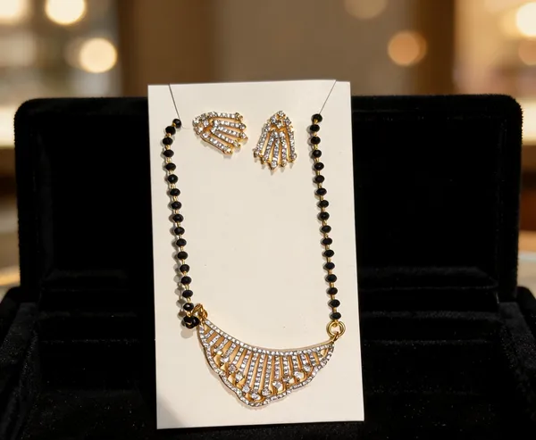 Gold_Plated_Fan_CZ_Mangalsutra_Set
