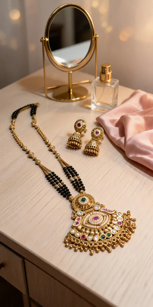 Gold_Plated_Long_Temple_CZ_Pearl_Mangalsutra_Set