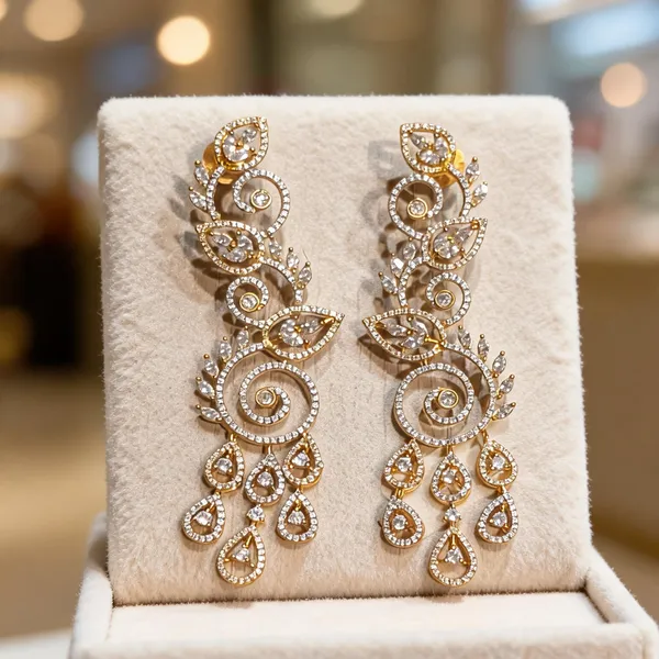 Gold_AD_Leaf_Spiral_Dangler_Earrings