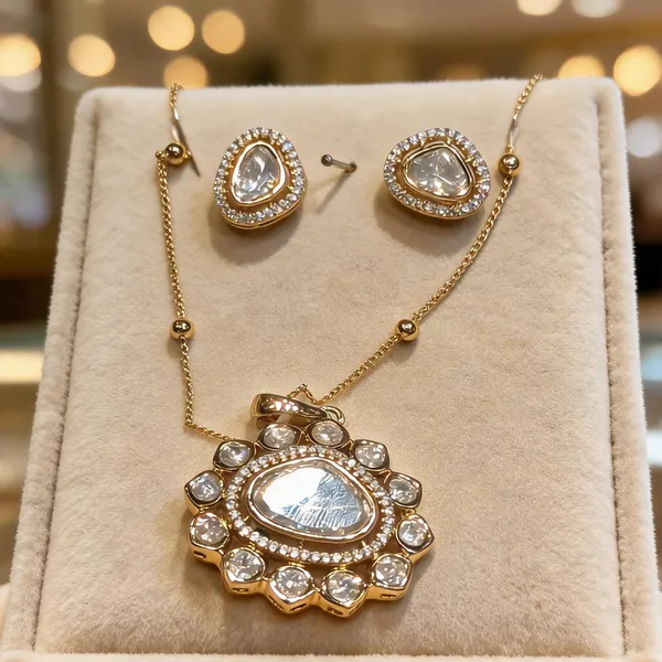 Elegant_Kundan-Inspired_Teardrop_Pendant_&_Earrings_Set